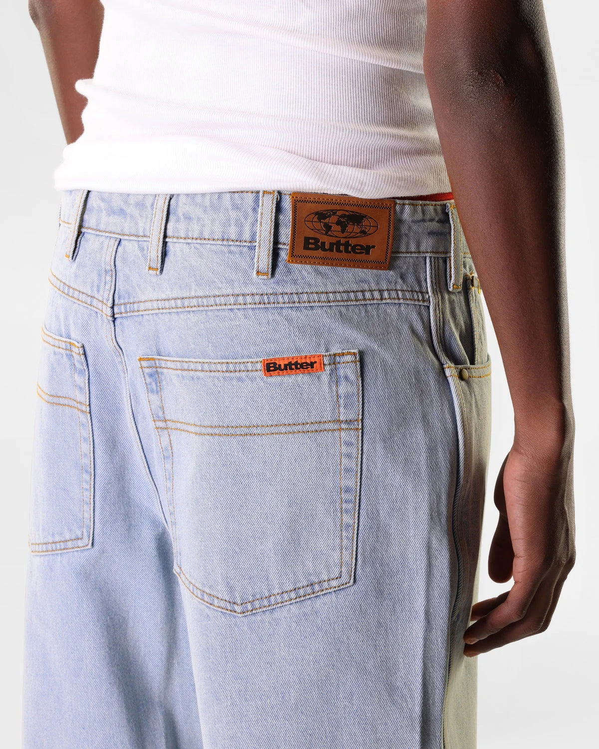 Relaxed Denim Jeans - Light Blue