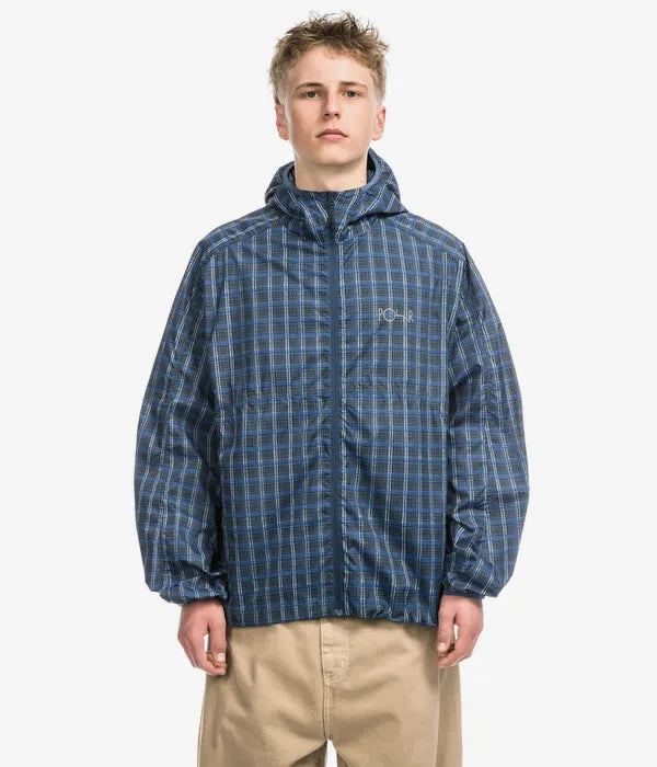 Light Shell Chase Jacket - Blue Check