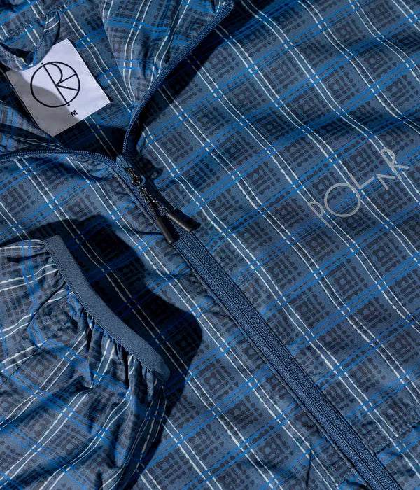 Light Shell Chase Jacket - Blue Check