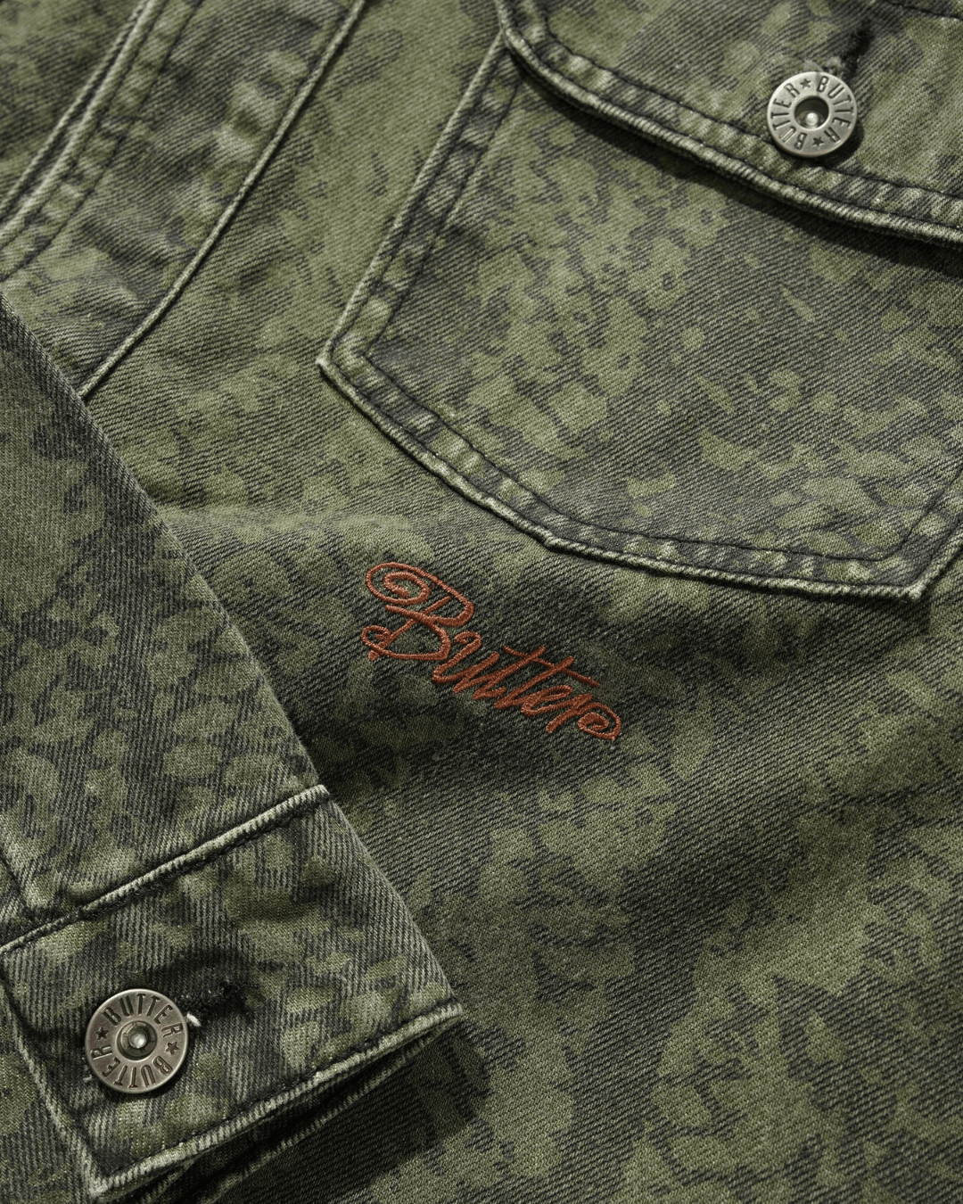 Garage Denim Jacket - Lowland Camo