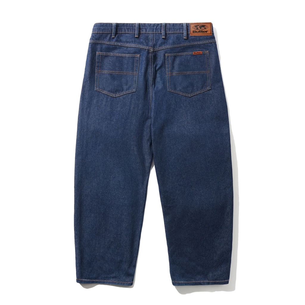 Baggy Denim Jeans - Dark Indigo