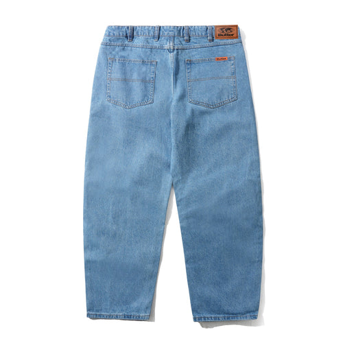 Baggy Denim Jeans - Washed Indigo