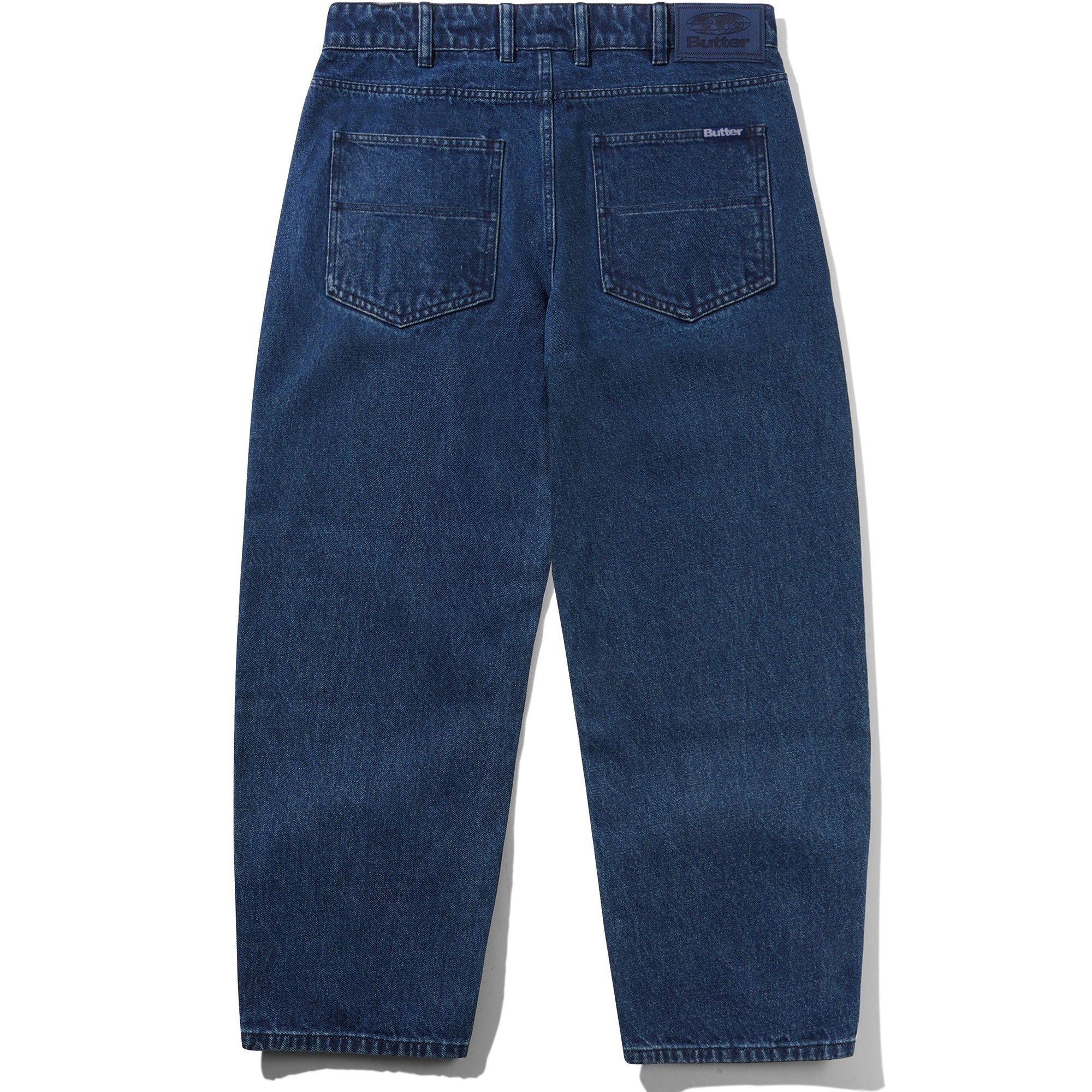 Baggy Denim Jeans - Dark Blue