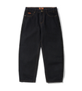 Baggy Denim Jeans - Washed Black