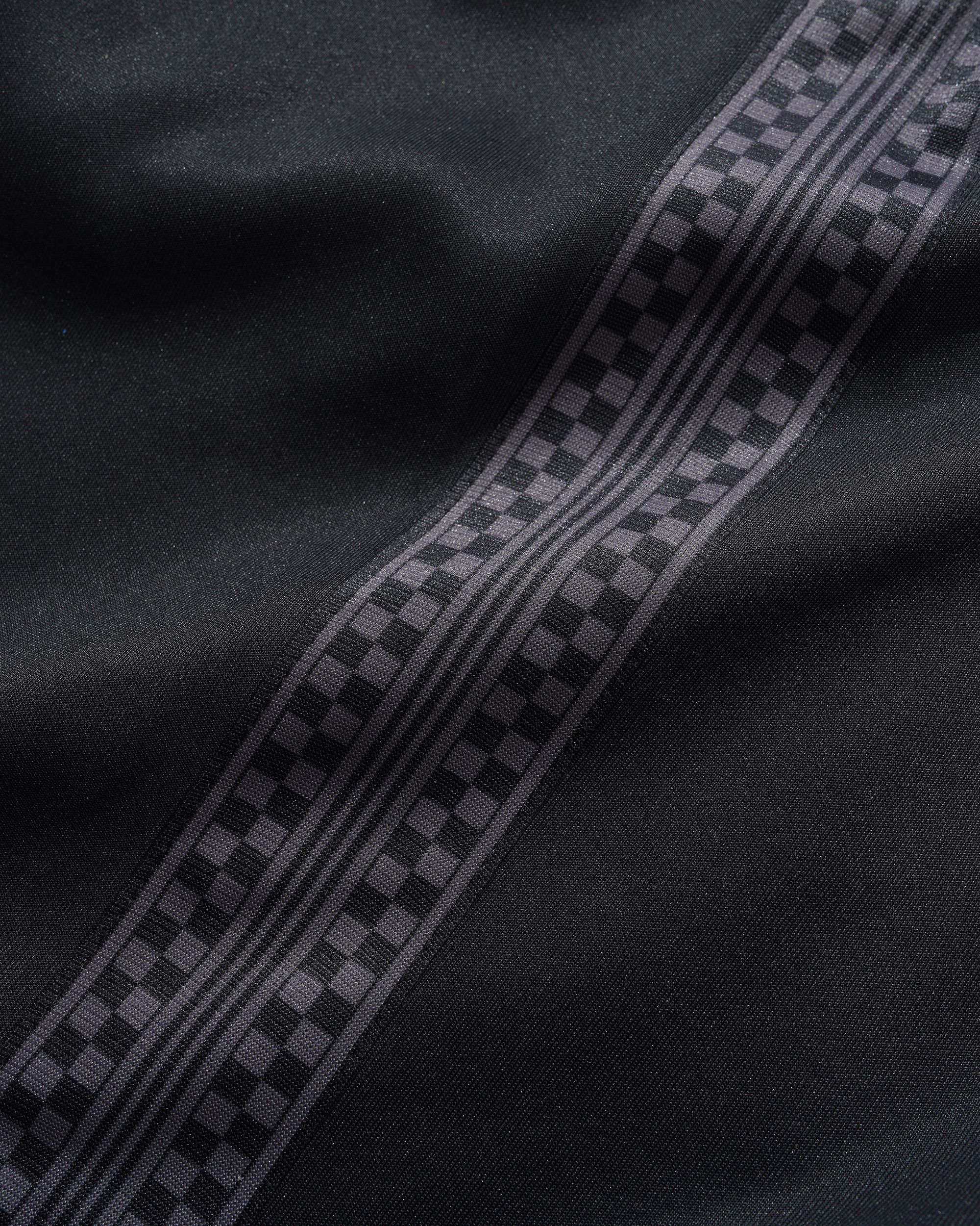 Check Tape Trackpants - Black