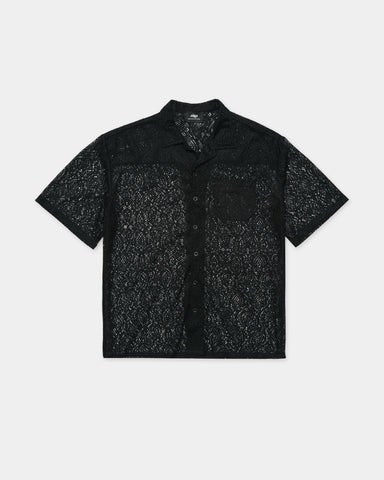 HWA - Cuban Lace Shirt - Noir