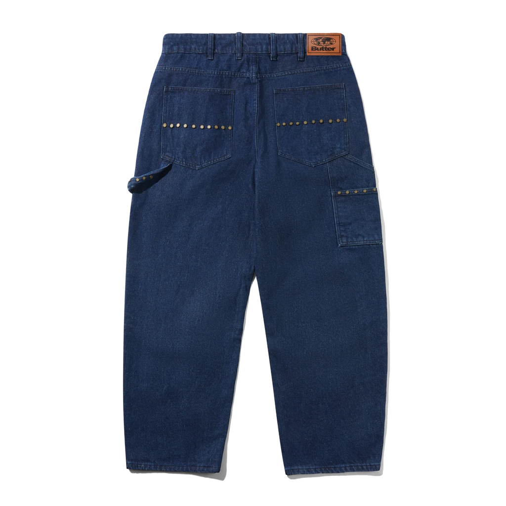 Rivet Denim Jeans - Raw Indigo