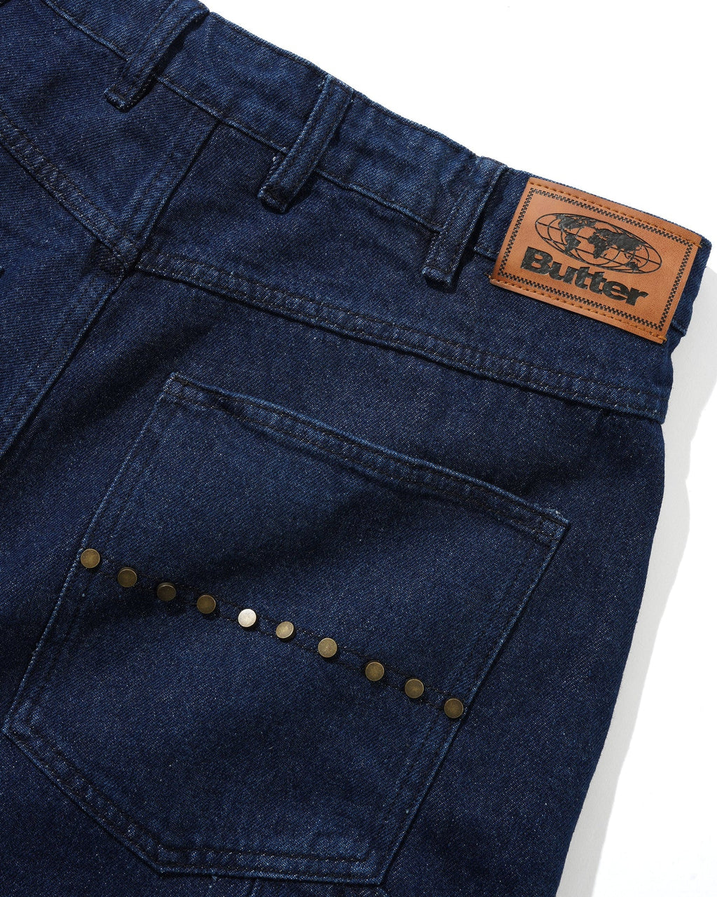 Rivet Denim Jeans - Raw Indigo