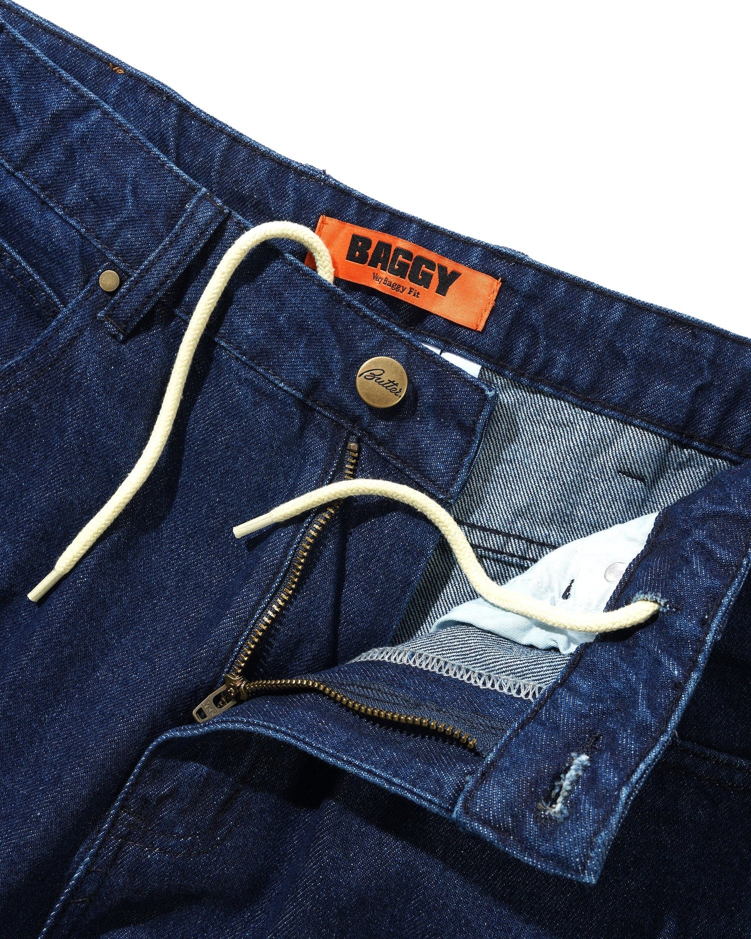 Rivet Denim Jeans - Raw Indigo