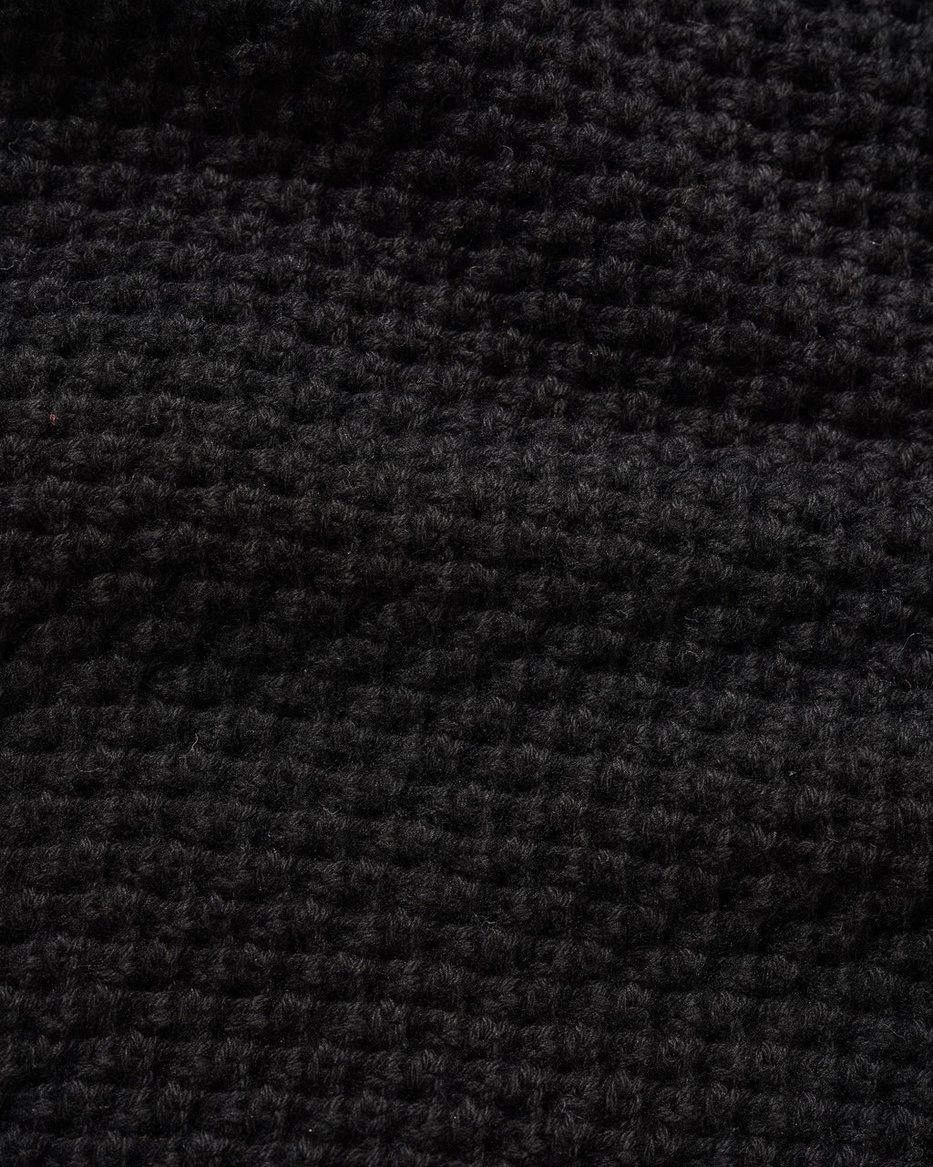 Scribble Knit Sweater - Black