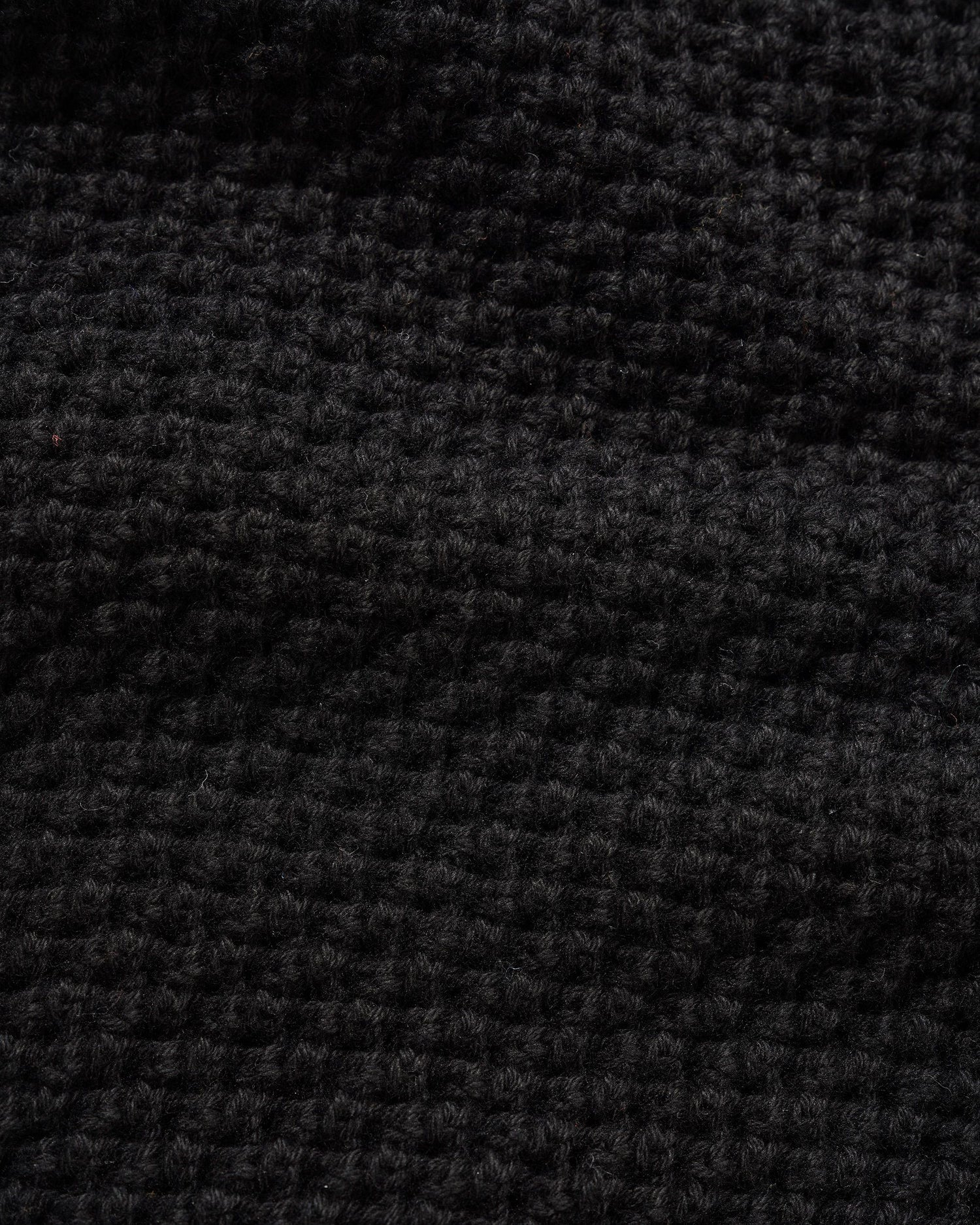 Scribble Knit Sweater - Black