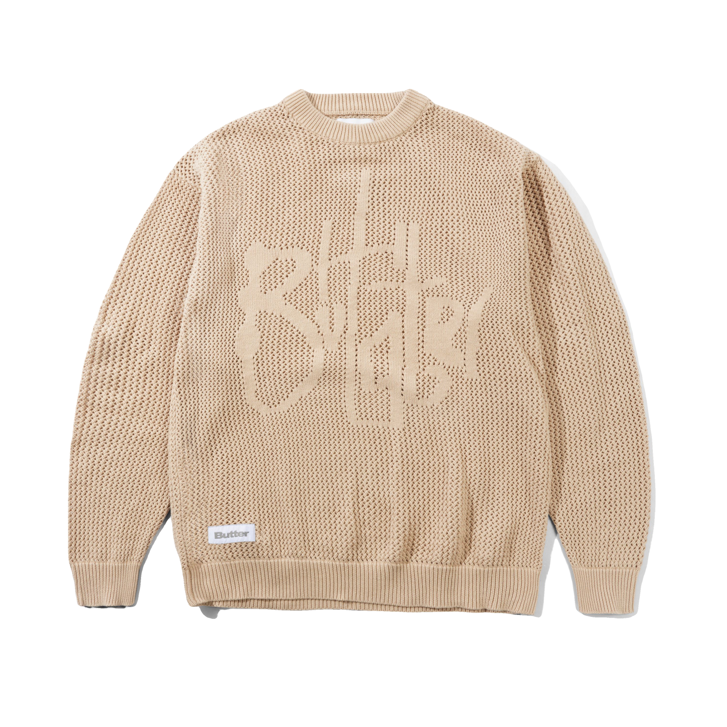 Scribble Knit Sweater - Cream