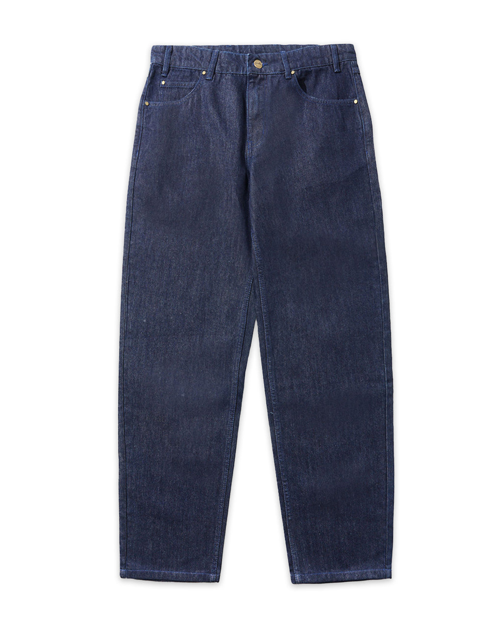 Straight Leg Denim Jeans - Dark Indigo