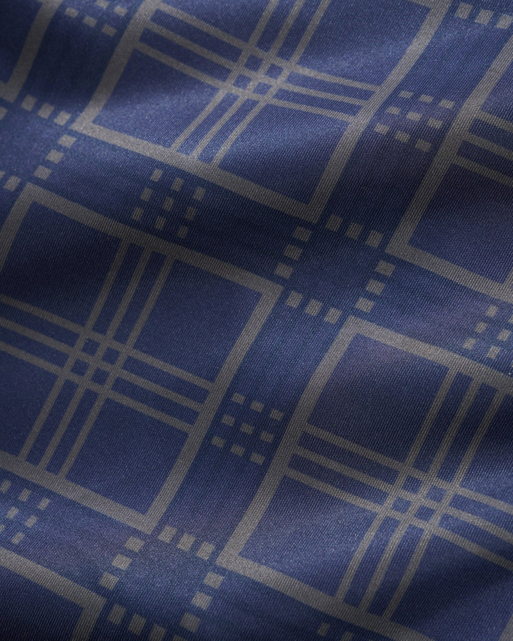 Tricot Jacket - Navy Plaid