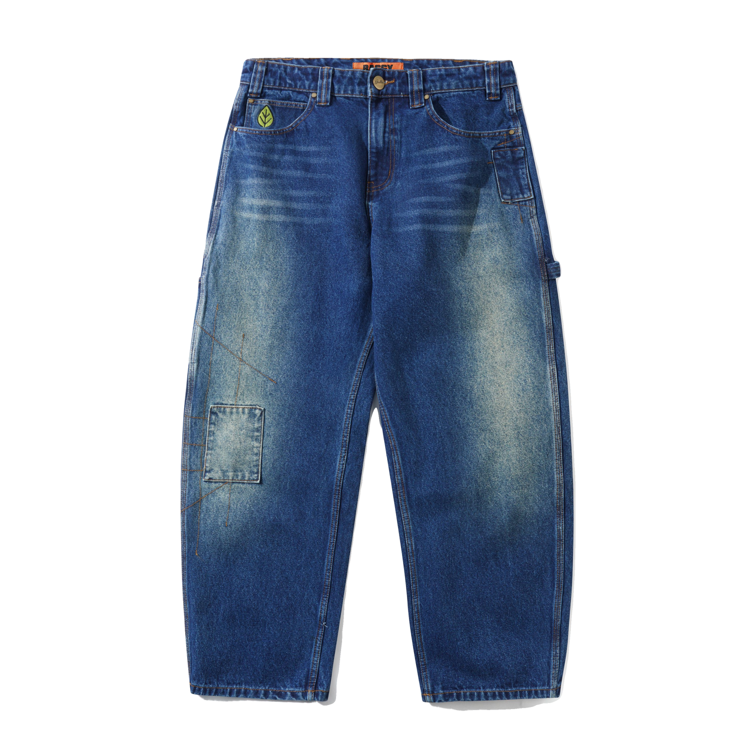 Weathergear Denim Jeans - Repaired Indigo