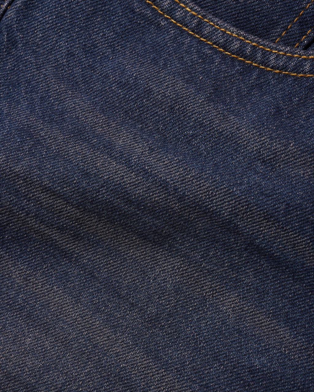 Wide Cut Denim Jeans - Dark Indigo