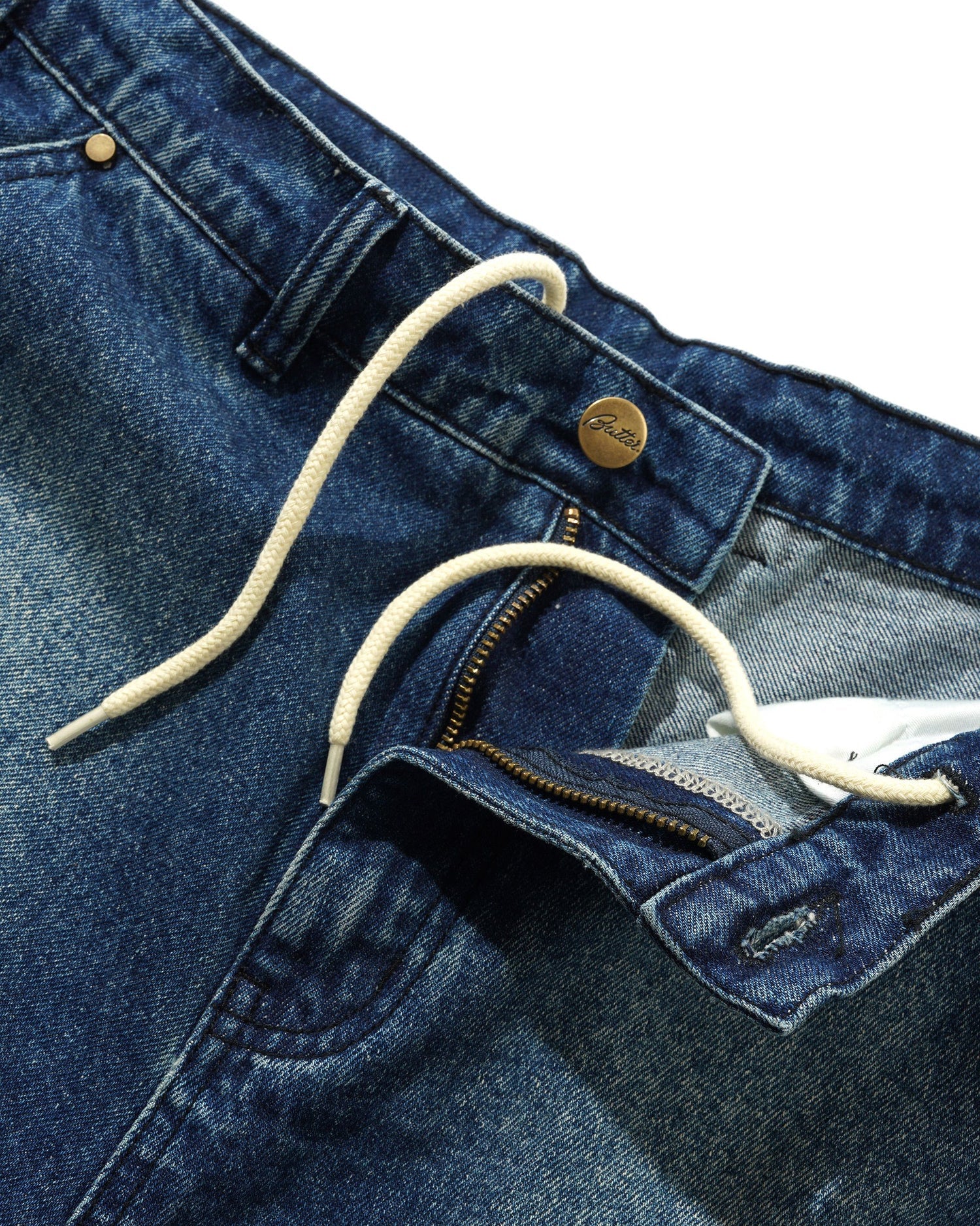 Work Pant - Distressed Indigo