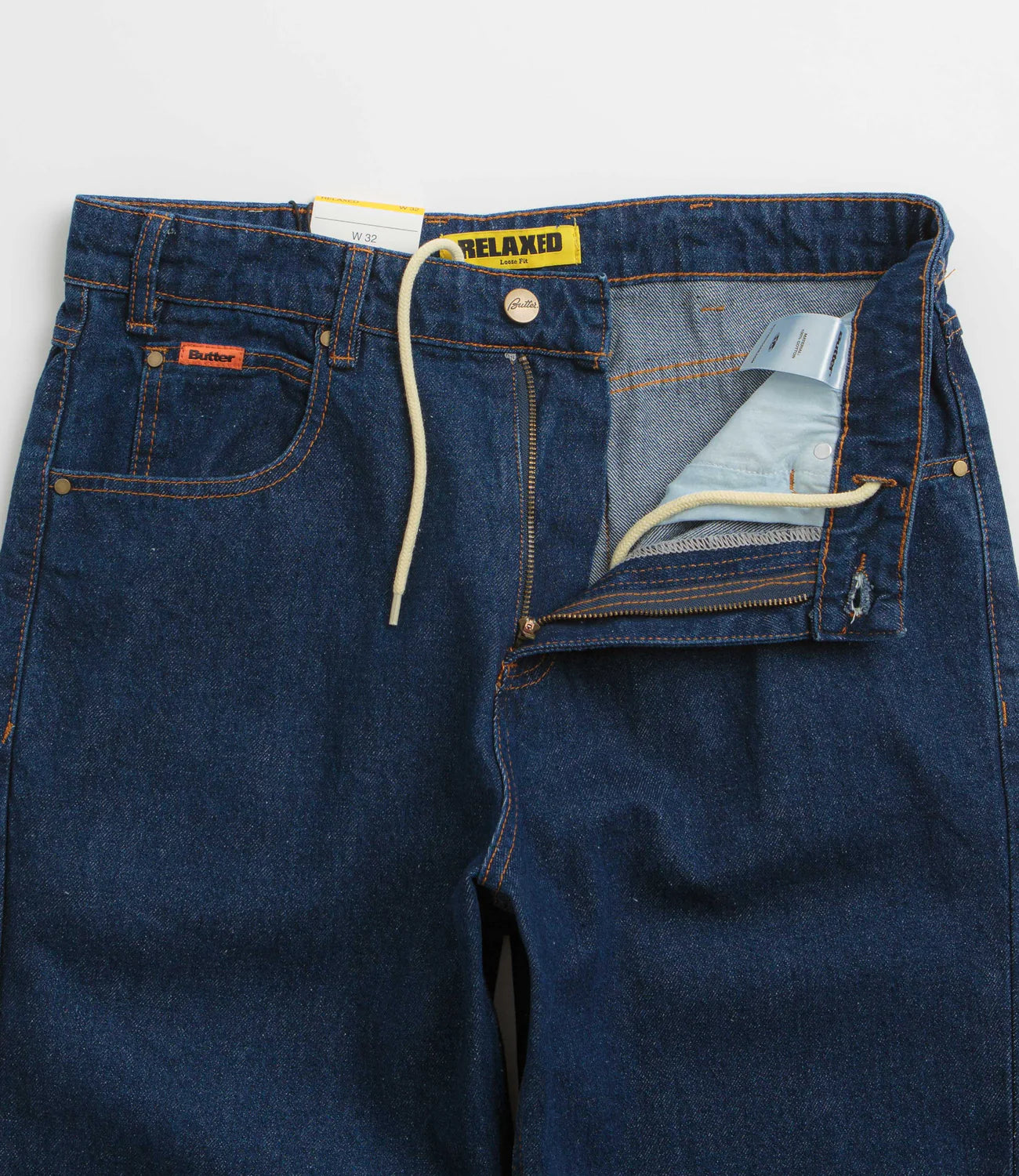 Relaxed Denim Jeans - Dark Indigo
