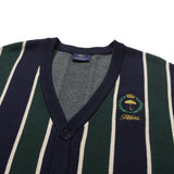 Hélas - Royal Knitted Cardigan Navy / Green